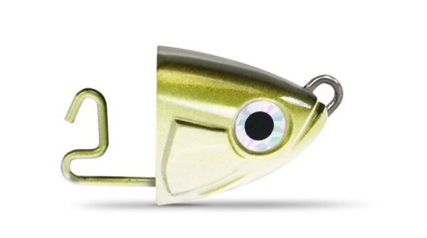 FIIISH Black Minnow 140 - 2 Shallow jig head - 10g - Kaki 2 und x blister