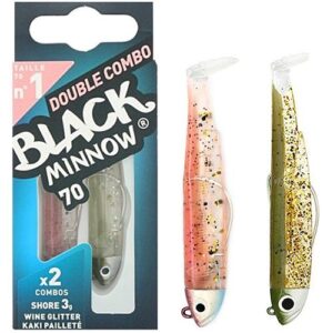 black-minnow-70-doble-combo-shore-3g-wine-glitter-kaki-paillete