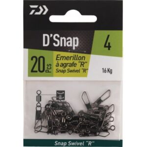 Daiwa Emerillones con mosquetón Snap Swivel R