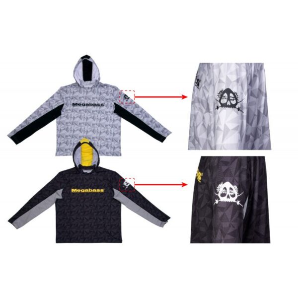 Megabass Sweat Game Hoodie Camiseta técnica