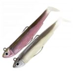 Fiiish black minnow 70 double combo Search 4,5gr colores Pink y khaki